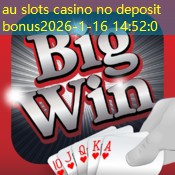 au slots casino no deposit bonus