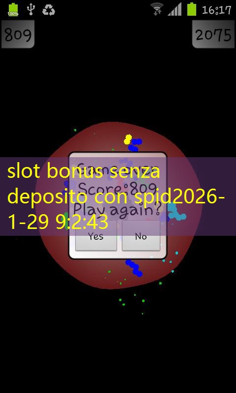slot bonus senza deposito con spid